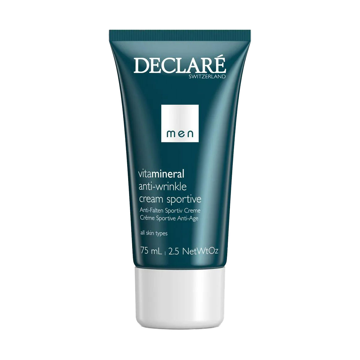 Чоловічий крем для обличчя Declare Men Vitamineral Anti-Wrinkle Cream Sportive, 75 мл