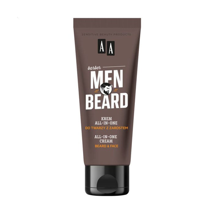 Чоловічий крем для обличчя та бороди AA Men Beard All-in-one, 50 мл